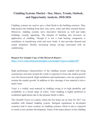 Cladding System Market