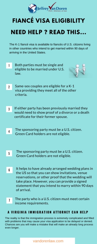 Fiancé Visa Eligibility in USA