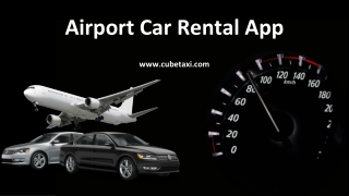 Airport Car Rental App