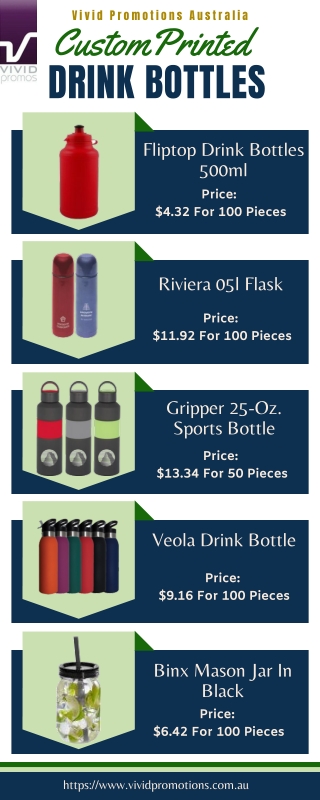 Vivid Promotions Australia | Customised Drink Bottles