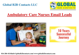 Ambulatory Care Nurses Email Leads