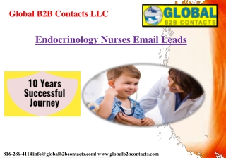 Endocrinology Nurses Email Leads