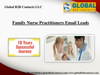 Family Nurse Practitioners Email Leads