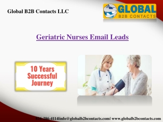 Geriatric Nurses Email Leads