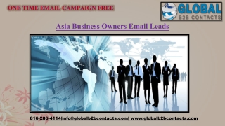 Asia Business Owners Email Leads