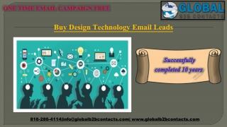 BuyDesign Technology Email Leads