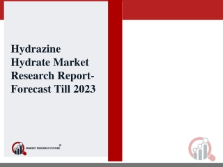 Hydrazine Hydrate Market Size 2019 – Huge Growth Opportunities & Expansion till 2023