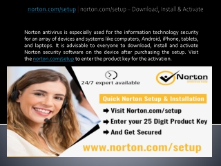 norton.com/setup | Go to the Installed Software & Press the Norton Setup