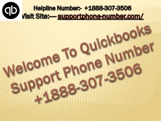 Get Quickbooks Support Number 1(844) 454 7202