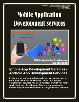 Mobile Application Development Services