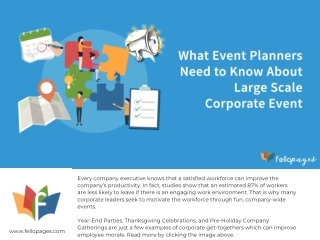 What Event Planners Need to Know About Large Scale Corporate Event