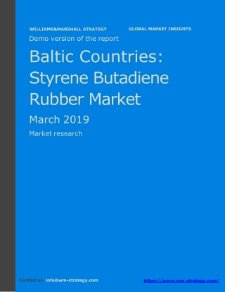 WMStrategy Demo Baltic Countries SBR Market March 2019