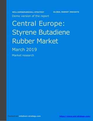 WMStrategy Demo Central Europe SBR Market March 2019