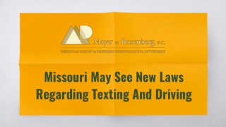 Missouri May See New Laws Regarding Texting And Driving