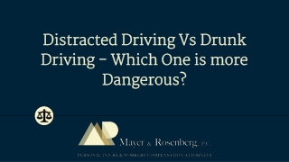 Distracted Driving Vs Drunk Driving - Which One is more Dangerous?