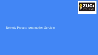 Robotic process automation services