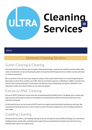 Avail Gutter Cleaning Services in Hampshire