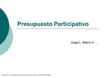 Presupuesto Participativo