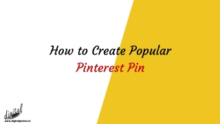 How to Create Popular Pinterest Pin