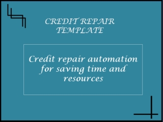 Find the low cost credit repair automation from here