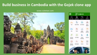 Build business in Cambodia with the Gojek clone app