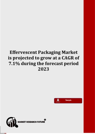 Effervescent Packaging Market Size, Share, Current Trends, Industry Demand, Regional Outlook and Forecast to 2023