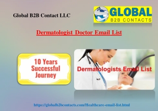 Dermatologist Doctor Email List