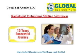 Radiologist Technicians Mailing Addressess