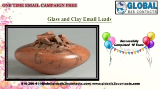 Glass and Clay Email Leads