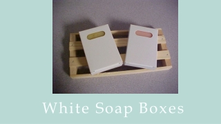 White Soap Boxes by iCustomBoxes