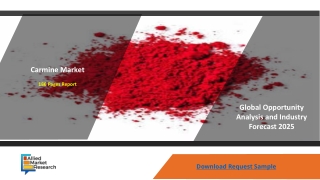 Carmine Market Industry Analysis, size, share and Forecast 2018 to 2025