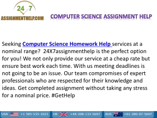 Chemistry Assignment help