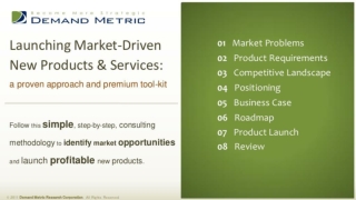 Product Development Strategy Methodology & Tool-Kit