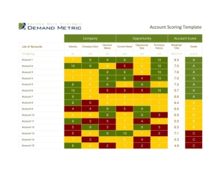 Account Scoring Template