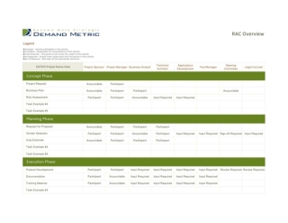 Responsibility Assignment Matrix