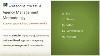 Agency Management Methodology
