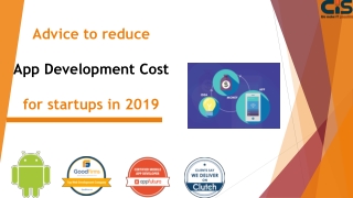 Advice to reduce app development cost for startups in 2019
