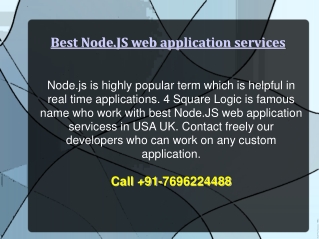 Best Node.JS web application services