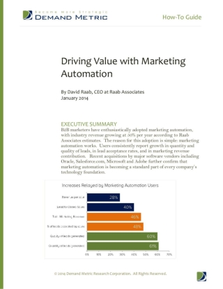 How-To Guide: Driving Value with Marketing Automation