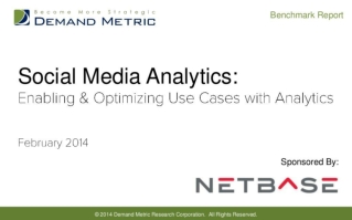 Social Media Analytics Benchmark Report