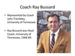 Coach Ray Bussard