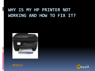 Why is my HP printer not working and how to fix it?