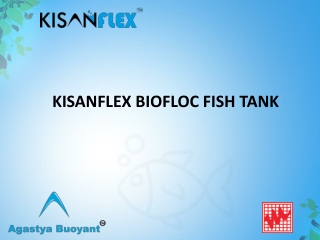 Kisanflex Biofloc Fish Farming Tanks