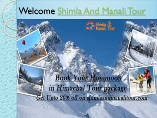 Shimla Kullu Manali Tour package