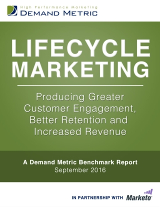 Lifecycle Marketing Benchmark Report