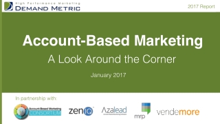 Account-Based Marketing - January 2017