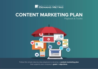 Content Marketing Plan Playbook