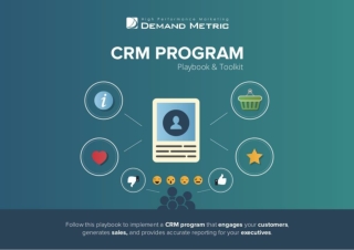 CRM Program Playbook