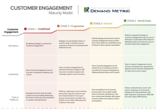 Customer Engagement Maturity Model