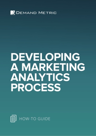 Develop a Marketing Analytics Process